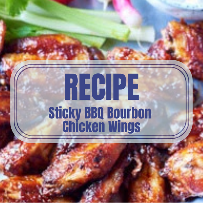 Sticky Bourbon BBQ Chicken Wings Recipe