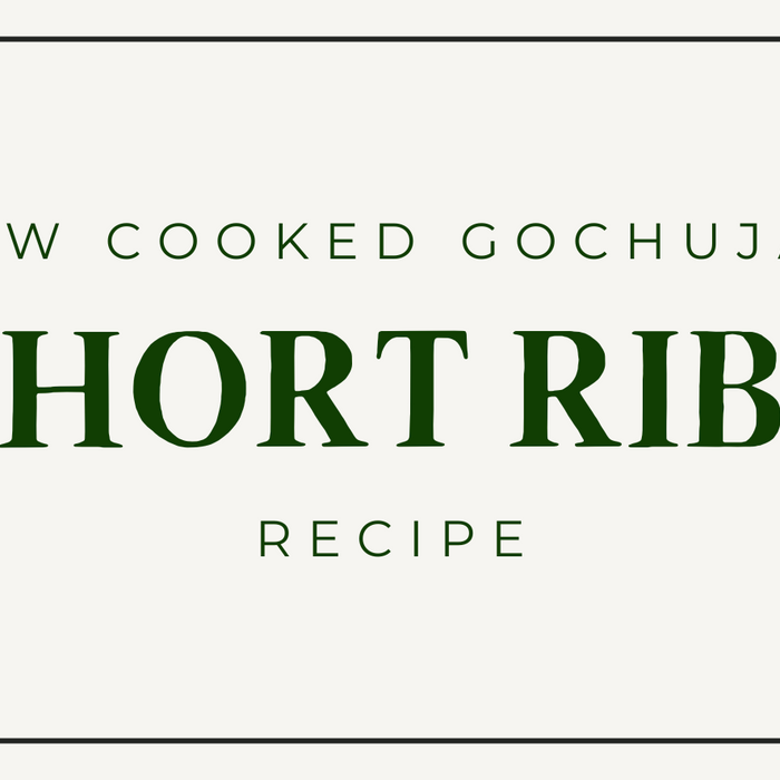 Gochujang Short Ribs Recipe