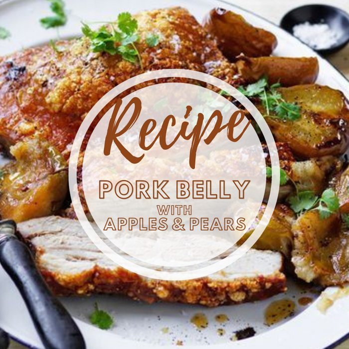Pork Belly with Apples & Pears Recipe