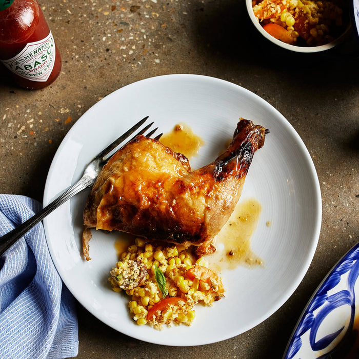 Hot Honey Butter Roasted Chicken Recipe