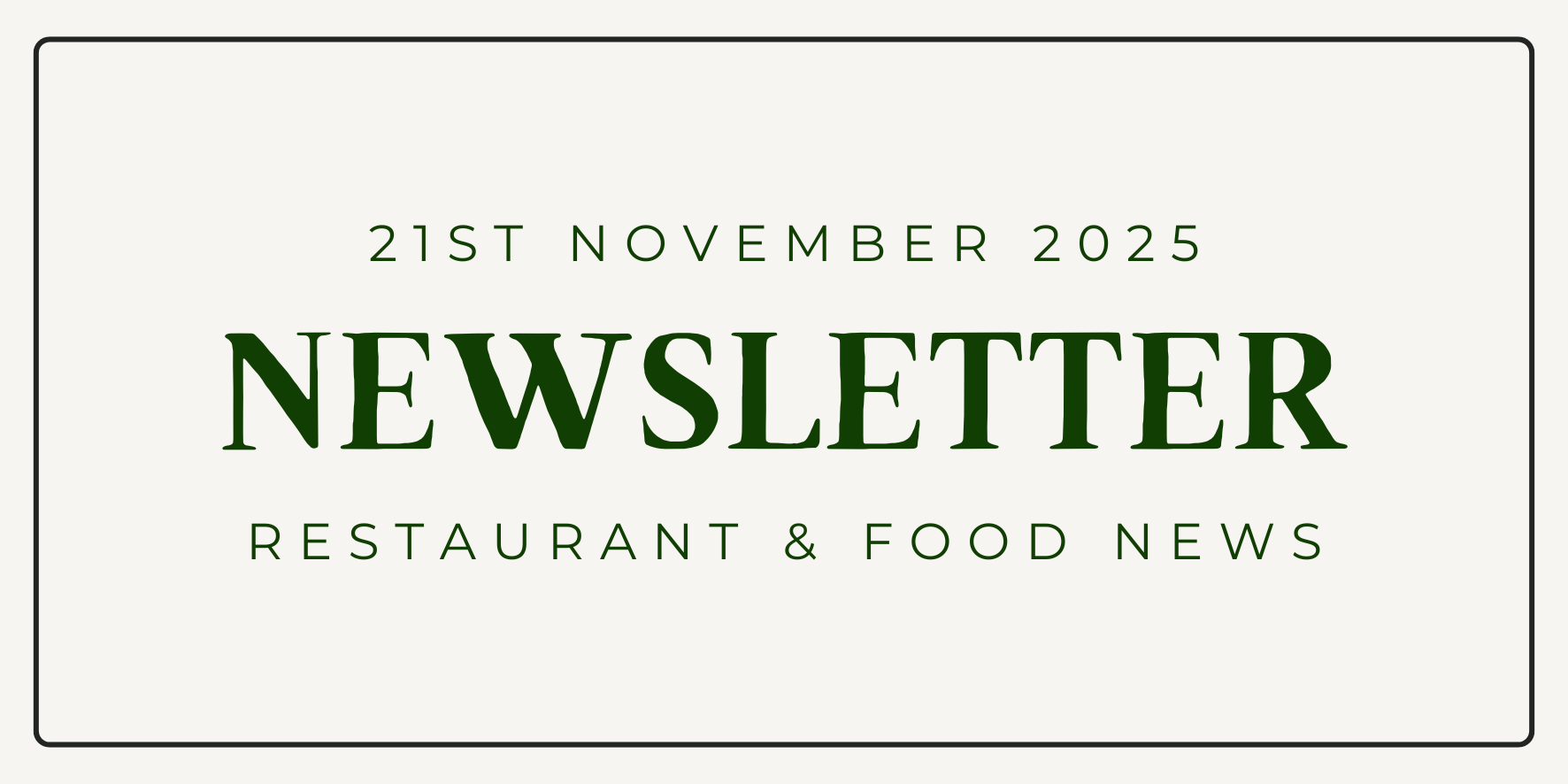 Newsletter - 21st November 2025