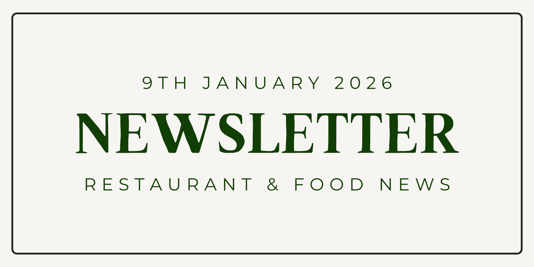Newsletter - 9th January 2026