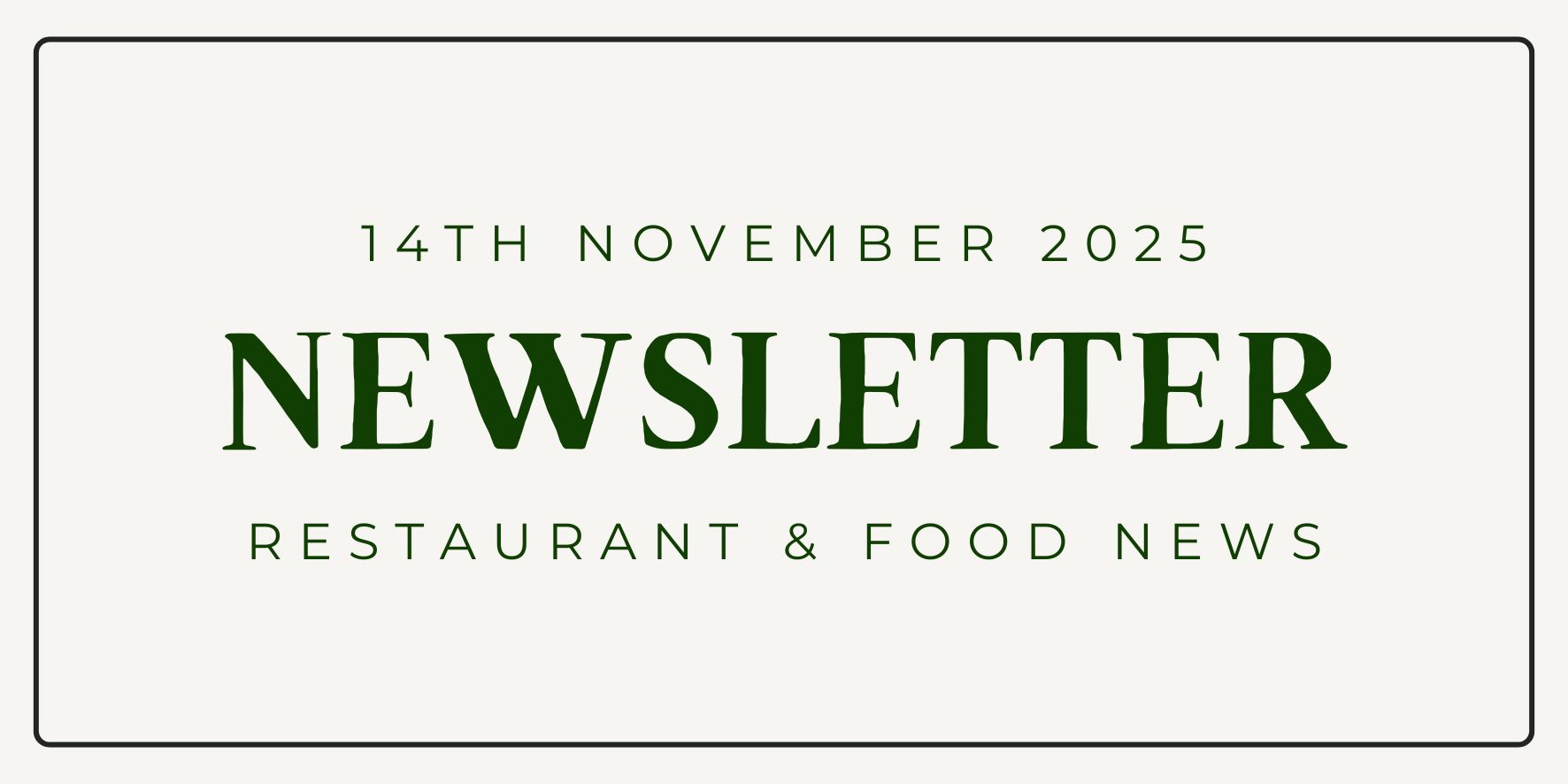 Newsletter - 14th November 2025