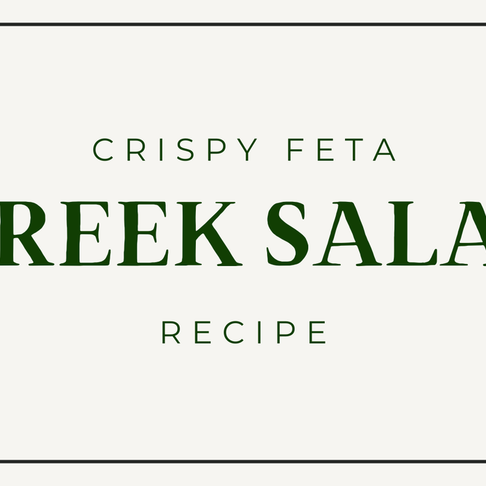 Crispy Feta Greek Salad Recipe