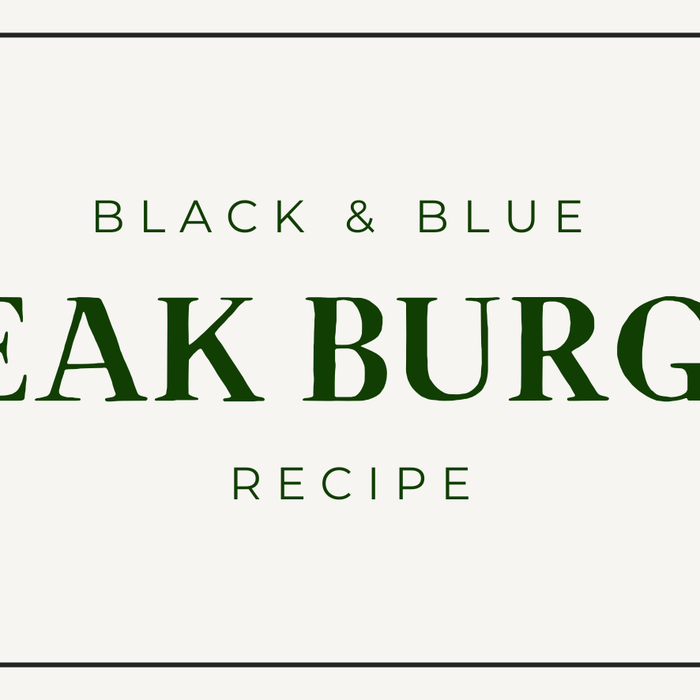 Black & Blue Burger Recipe