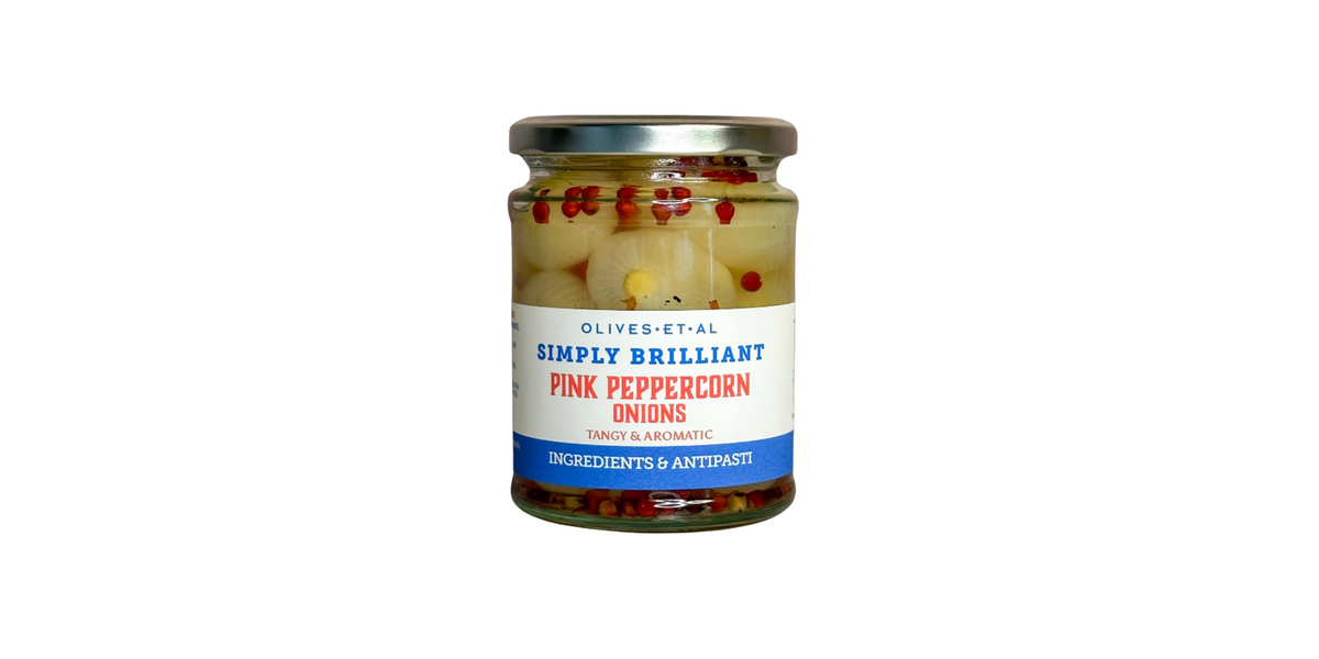 Olives Et Al Pink Peppercorn Pickled Onions 270g — Lidgates Butchers