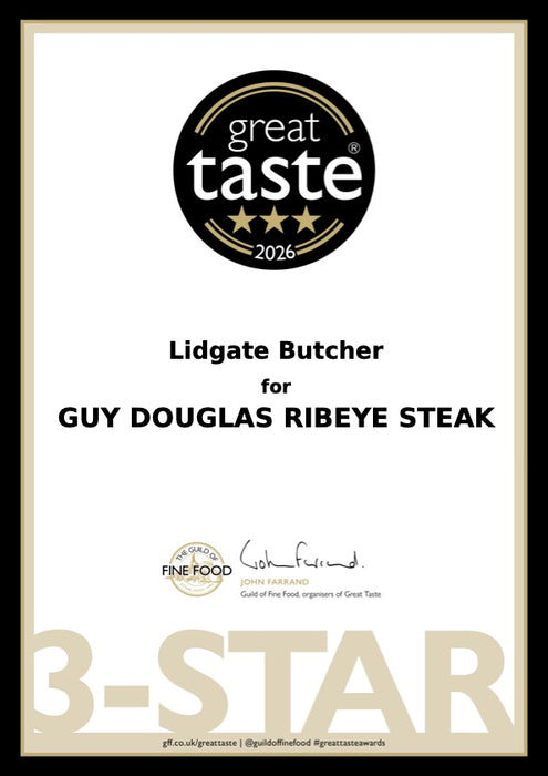 Emble Farm Rib Eye Steak 280g | 3 Star Great Taste Award Winner