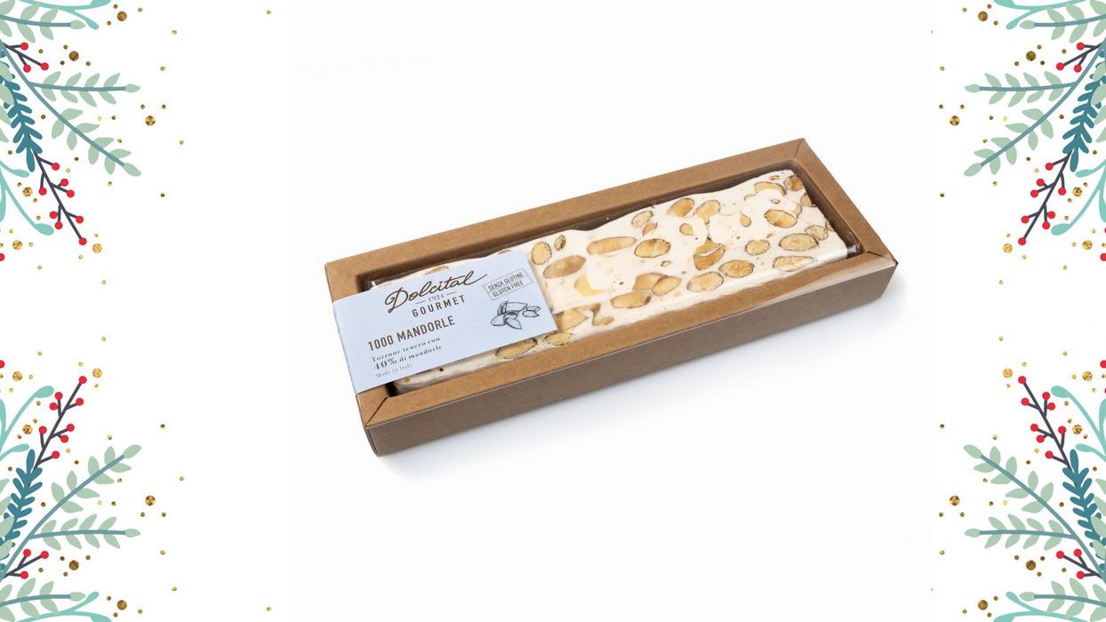 Dolcital Gourmet Soft Nougat with Almonds 180g