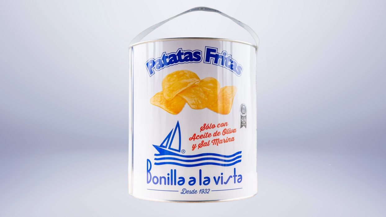 Bonilla a la Vista Spanish Crisps Tin 500g