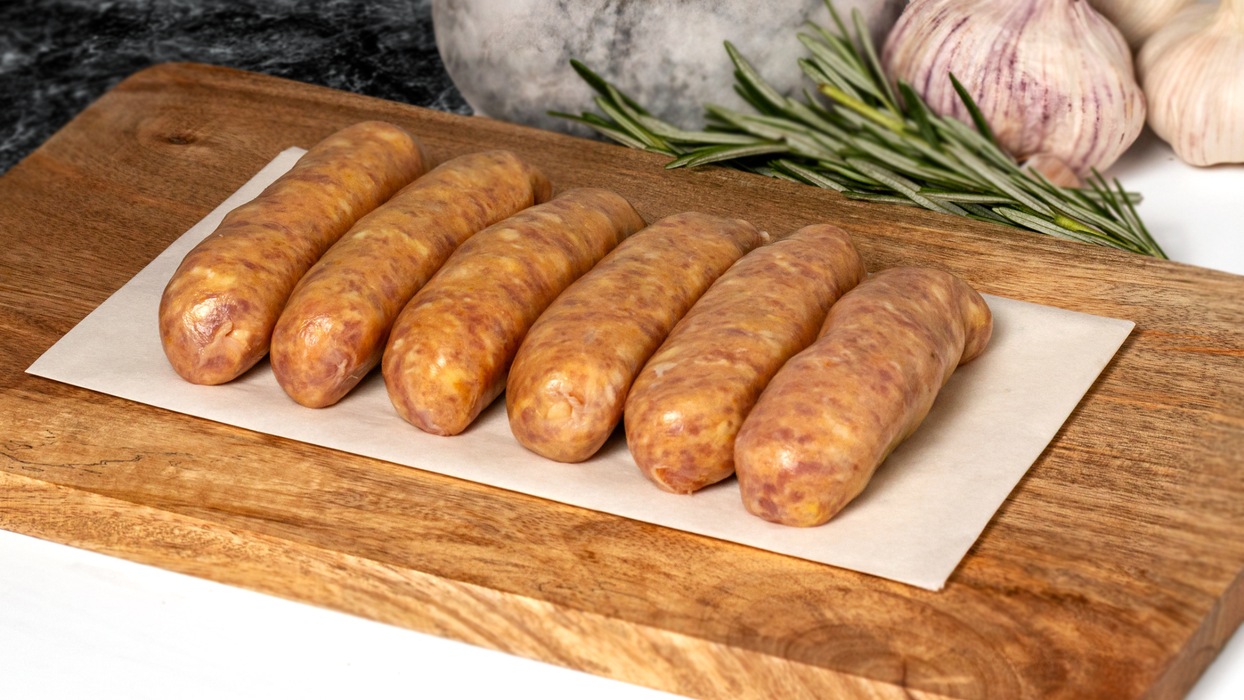 Beef & Horseradish Sausages 400g