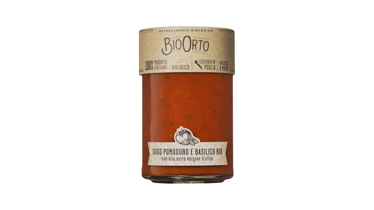 Bio Orto Sauce - Organic Tomato & Basil Pasta Sauce
