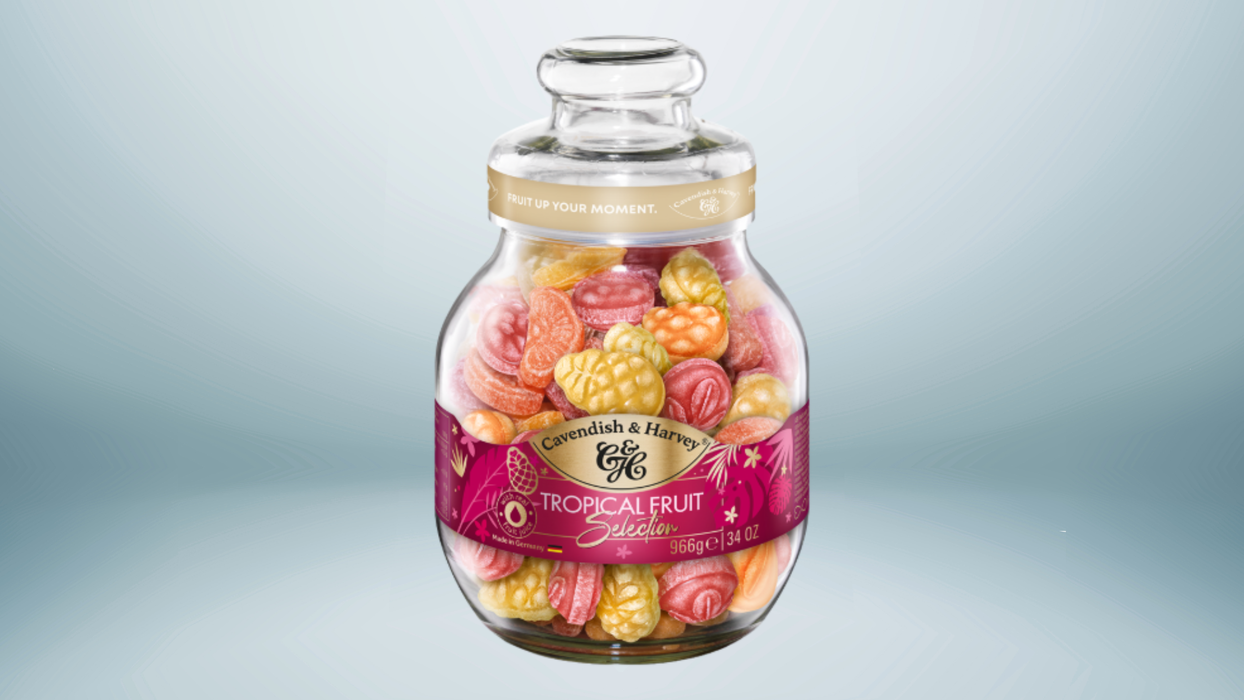 Cavendish & Harvey Tropical Fruit Drops Jar 966g