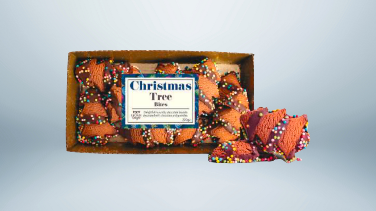 Cottage Delight Christmas Tree Biscuits 200g