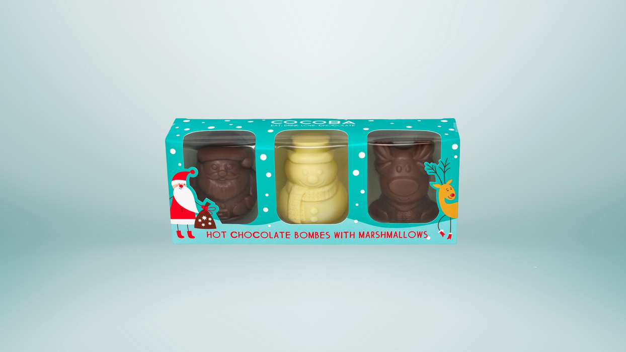 Cocoba Hot Choc Bombes 3 Pack 150g