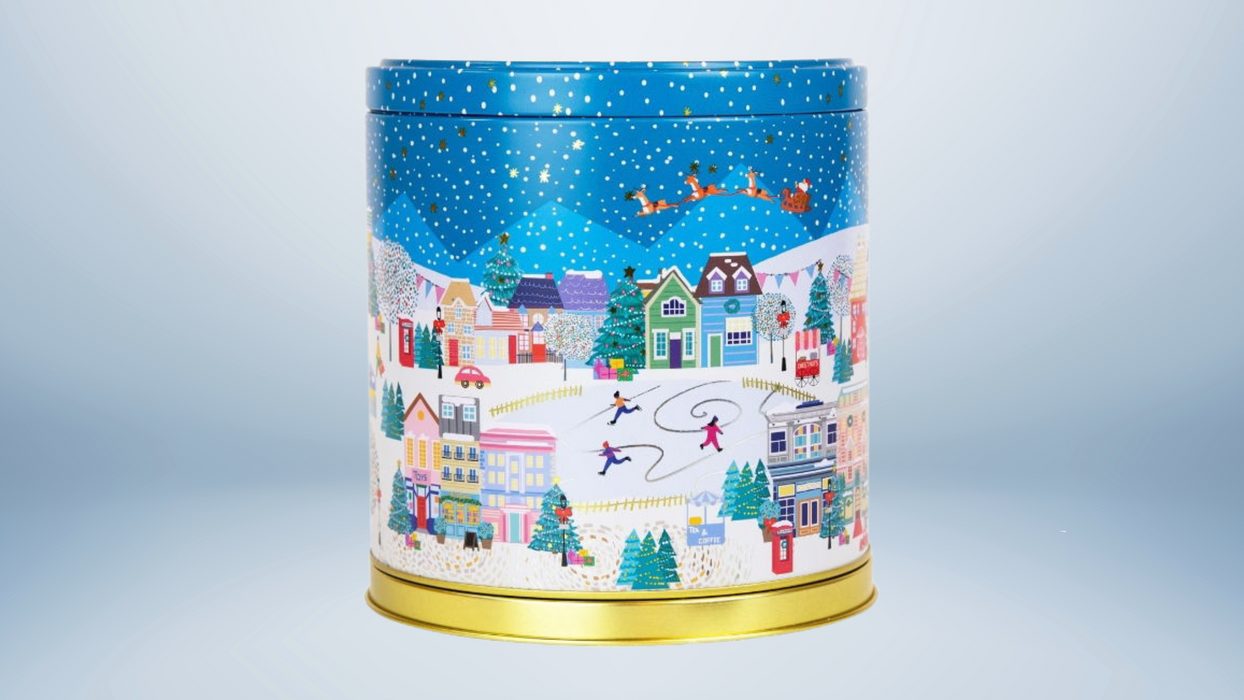 Christmas Carousel Biscuit Tin 200g