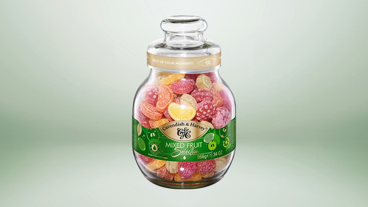 Cavendish & Harvey Mixed Fruit Drops Jar 966g