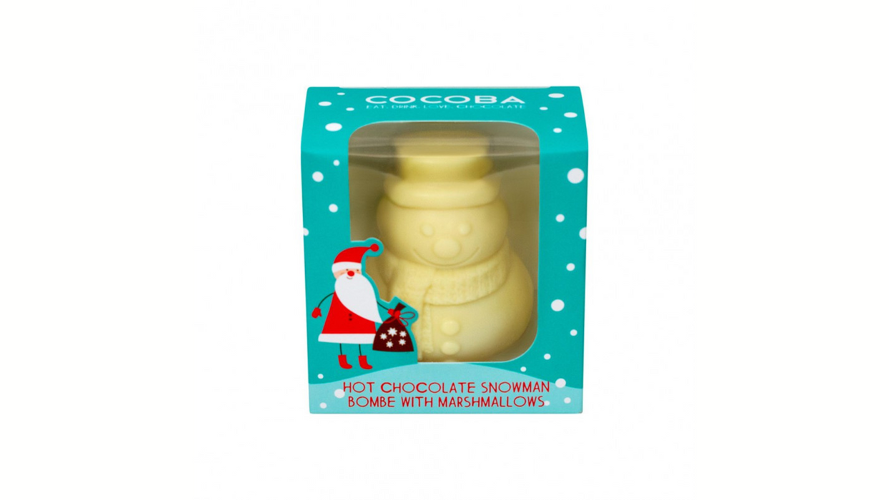 Cocoba Snowman Hot Chocolate Bombe 50g