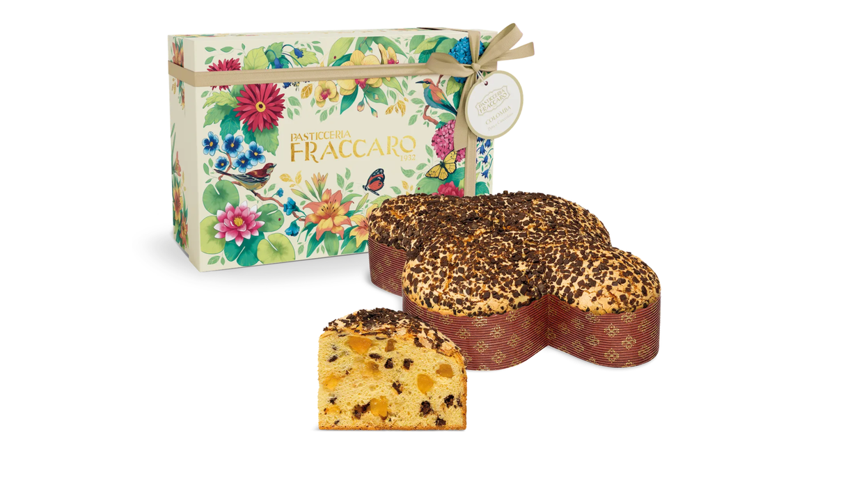 Fraccaro Pear & Chocolate Colomba 750g - Available From 9th March