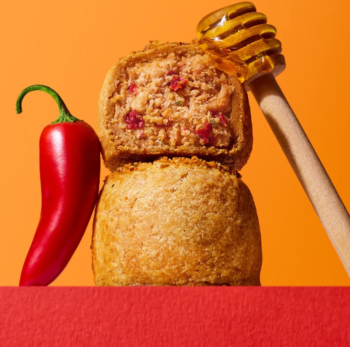 Mini Hot Honey Chicken & Pork Pie