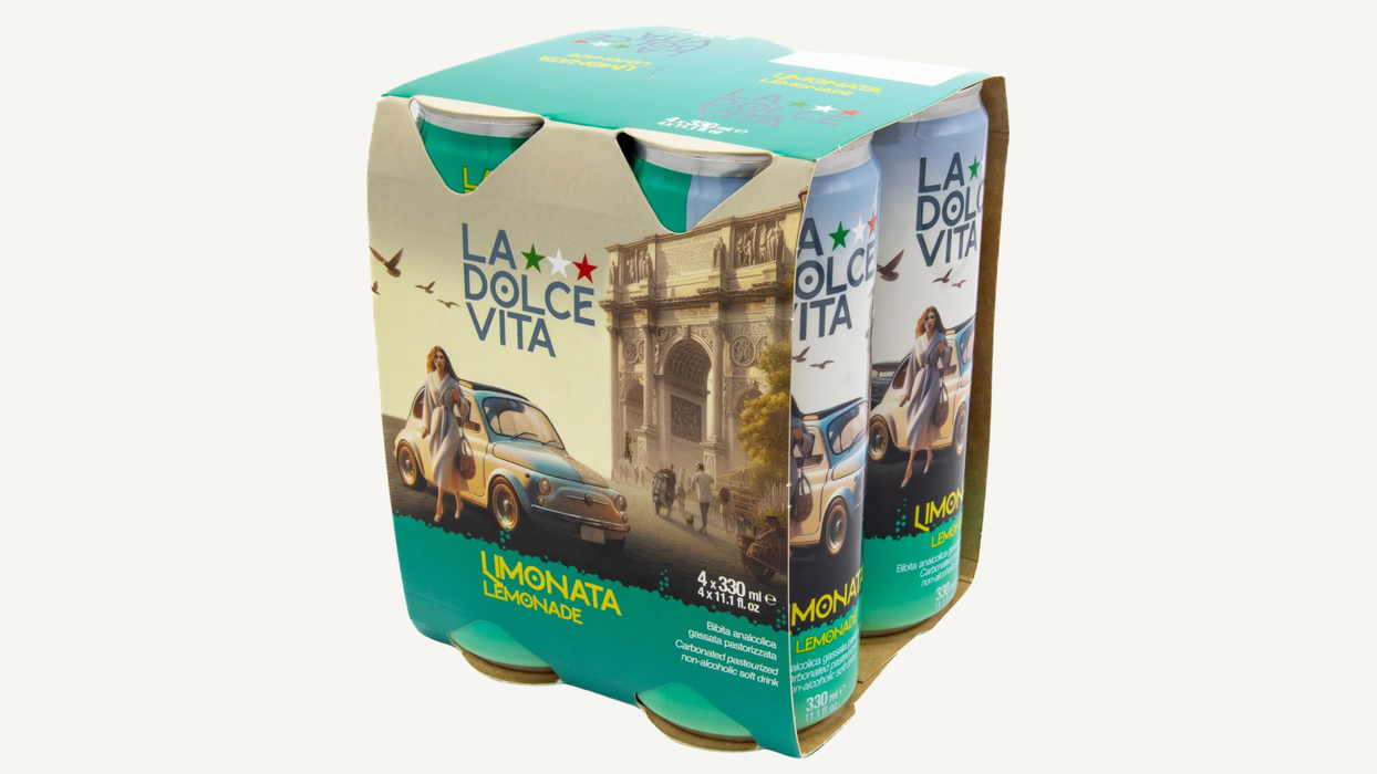 La Dolce Vita Lemonade Soda 4 Pack