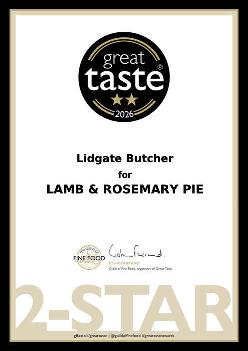 Lamb & Rosemary Pie