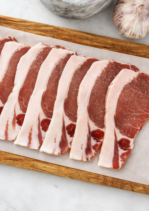 Lidgate Nitrate Free Unsmoked Back Bacon 250g
