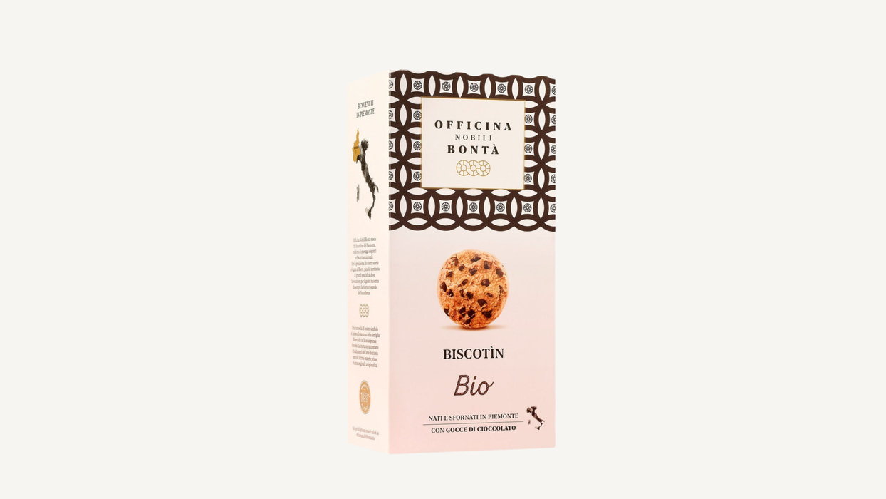 Organic Cookie Biscotin Biscuits 180g Officina Nobili Bonta