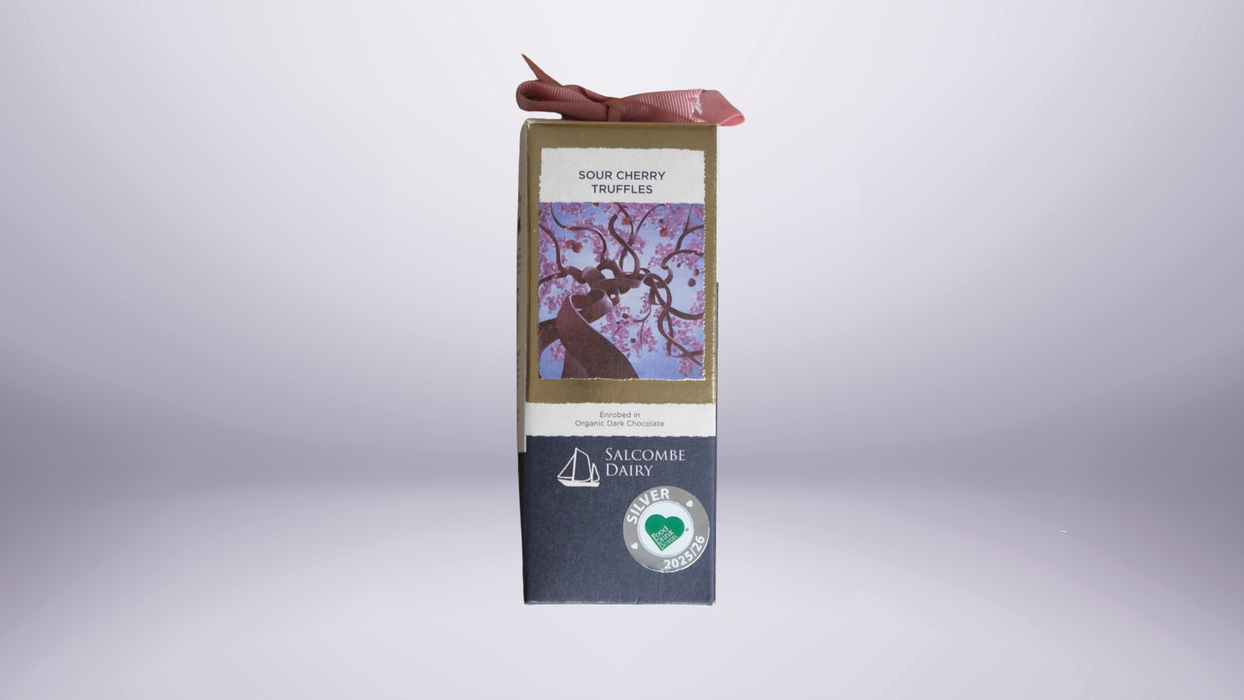 Salcombe Dairy Sour Cherry Truffles 100g