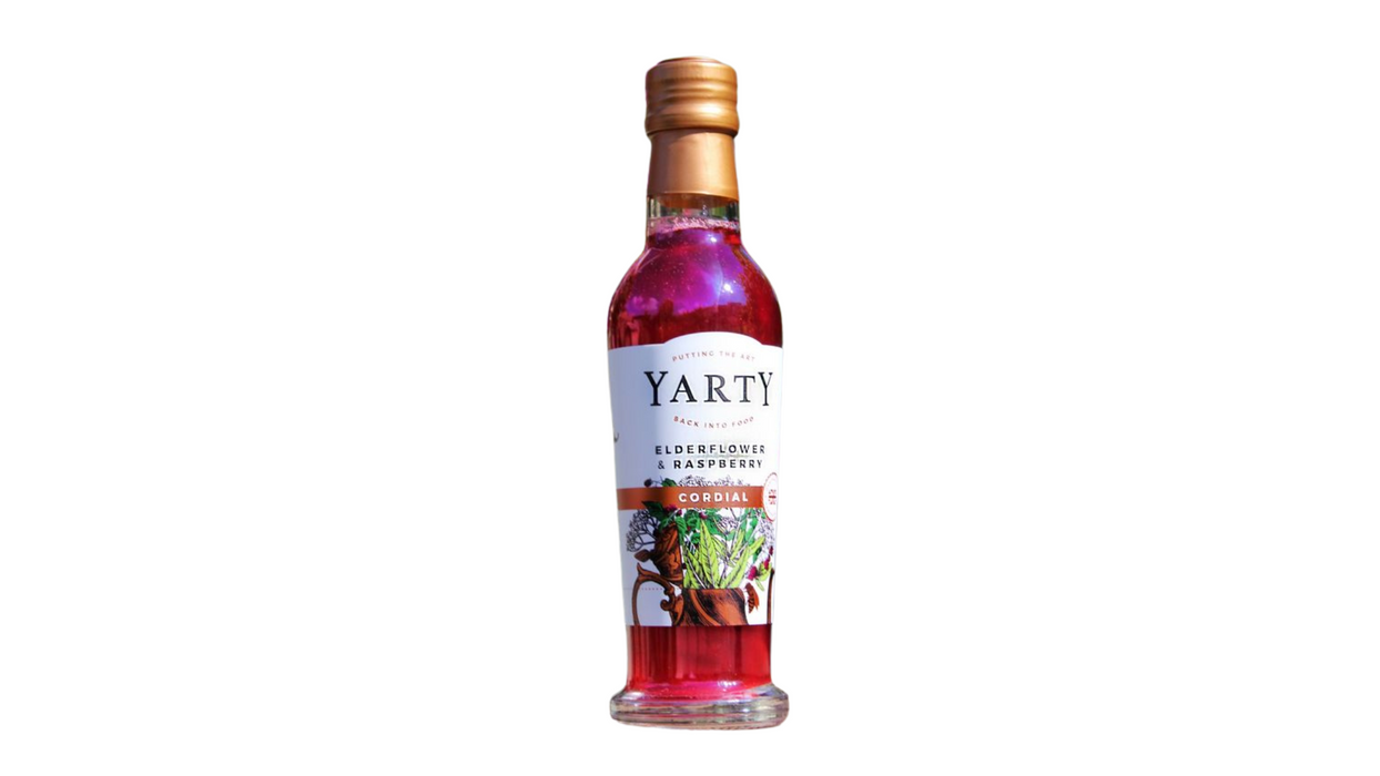 Yarty Raspberry & Elderflower Cordial 250ml