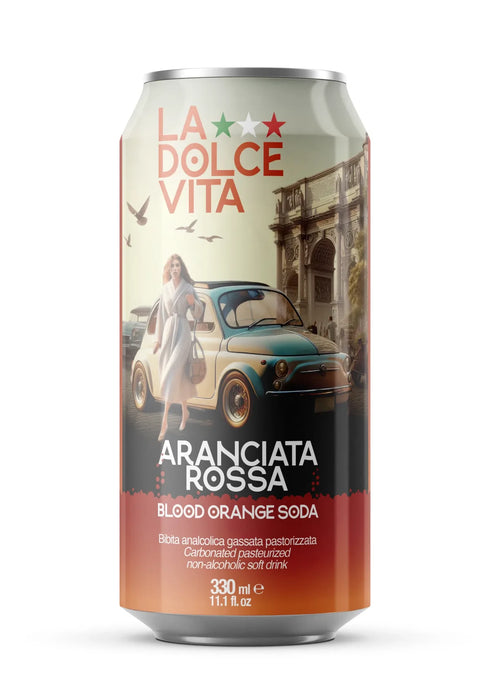 La Dolce Vita Blood Orange Soda 4 Pack