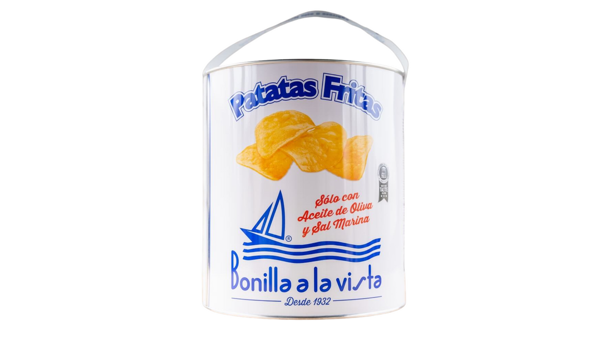 Bonilla a la Vista Spanish Crisps Tin 500g