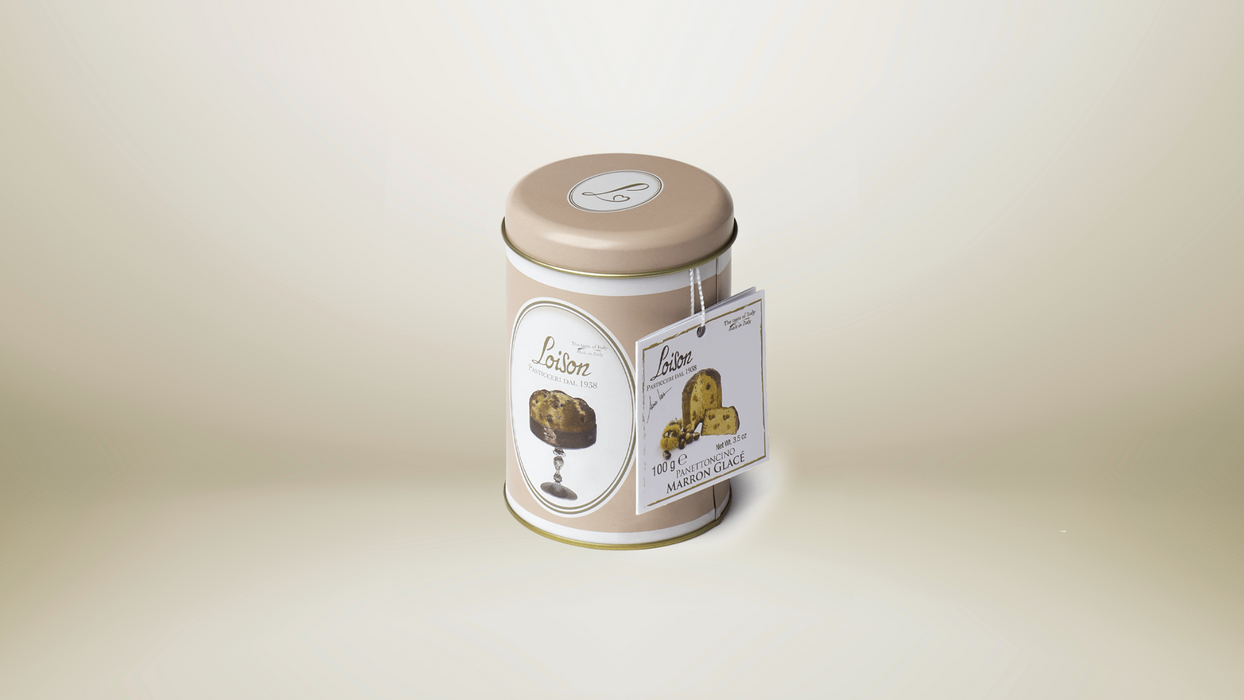 Loison Marron Glace Panettoncino Gift Tin 100g