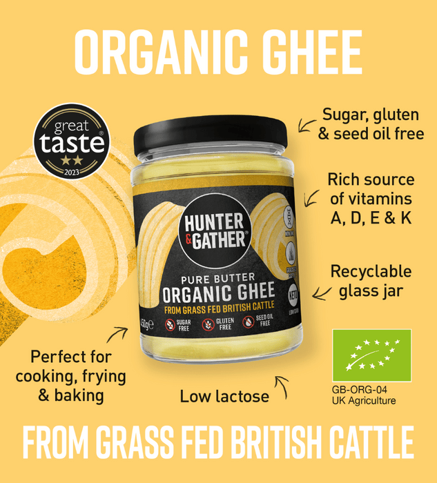 H&G Organic Grass Fed Ghee 450g