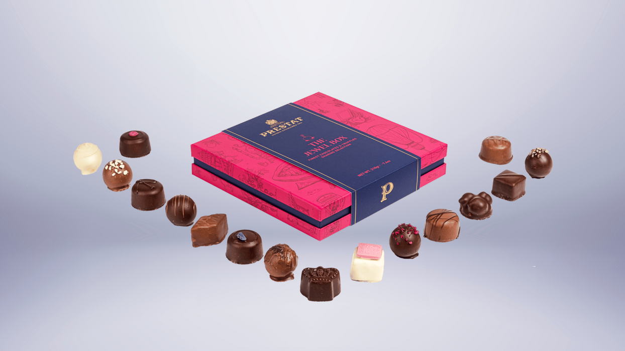 Prestat Jewel Box Chocolate Assortment 210g