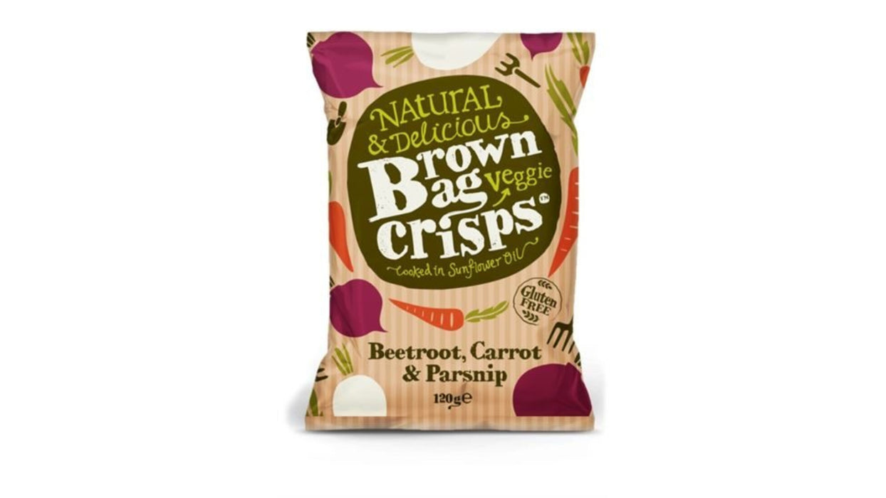 Brown Bag Veggie Crisps 120g