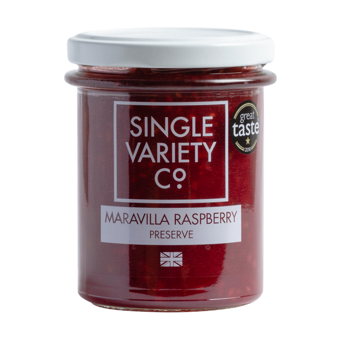 Single Variety Maravilla Raspberry Preserve 225g
