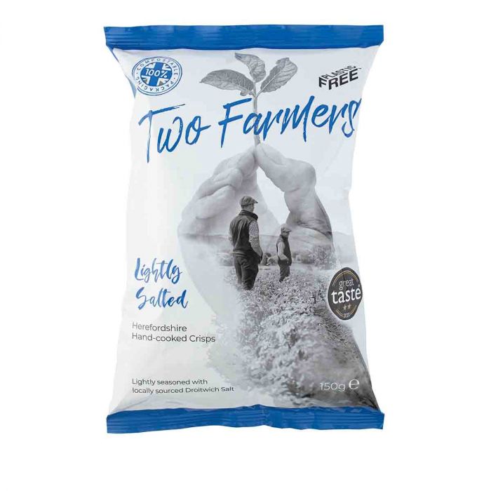 Two Farmers Lightly Salted Crisps 150g